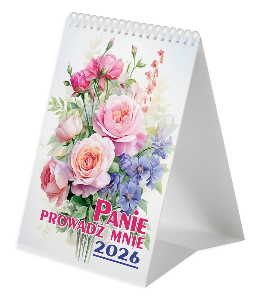 Kalendarz na biurko 2026 Panie prowadź mnie