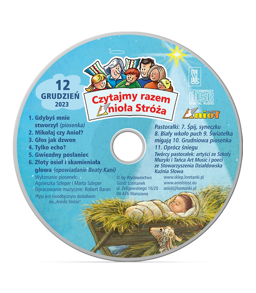 Czytajmy Razem Anioła Stróża Grudzień 2023 (CD+PDF)