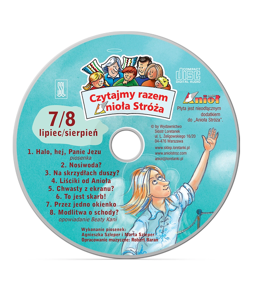 Czytajmy Razem Anioła Stróża Lipiec Sierpień 2023 (CD+PDF)