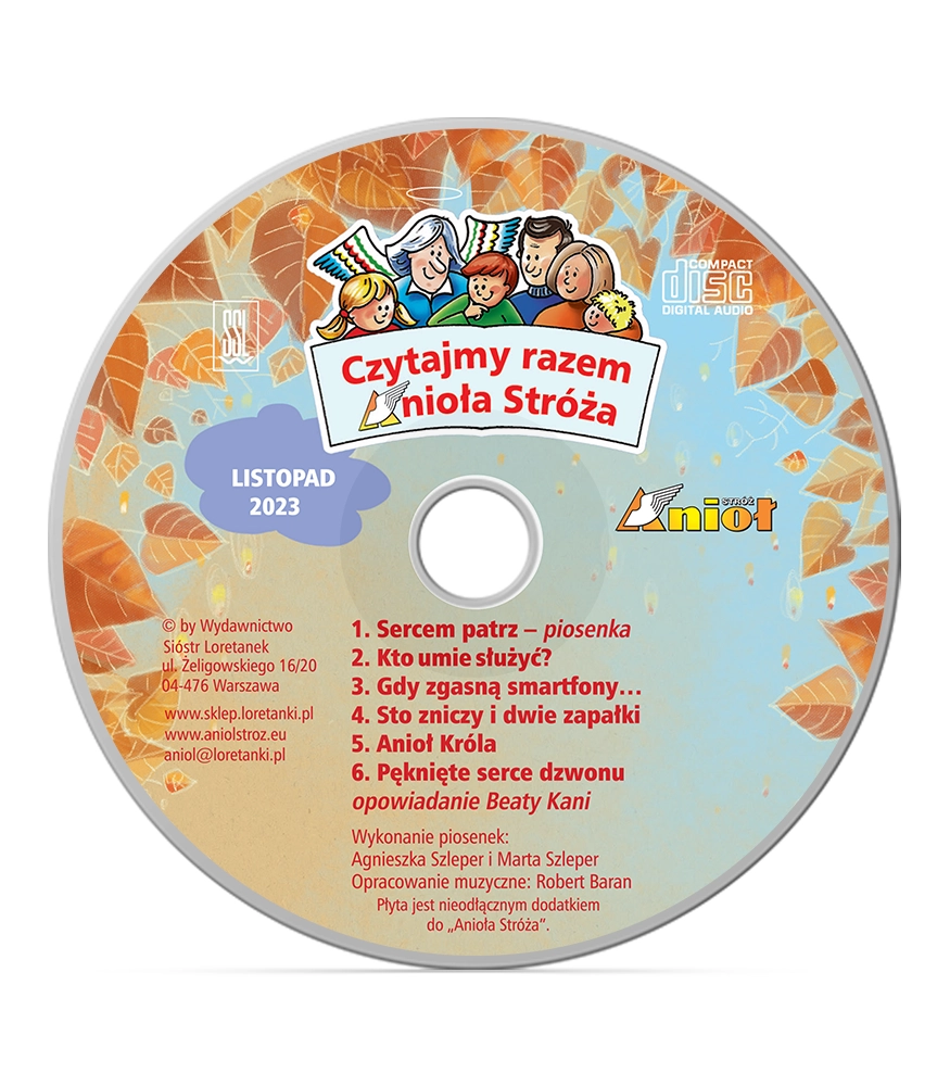 Czytajmy Razem Anioła Stróża Listopad 2023 (CD+PDF)
