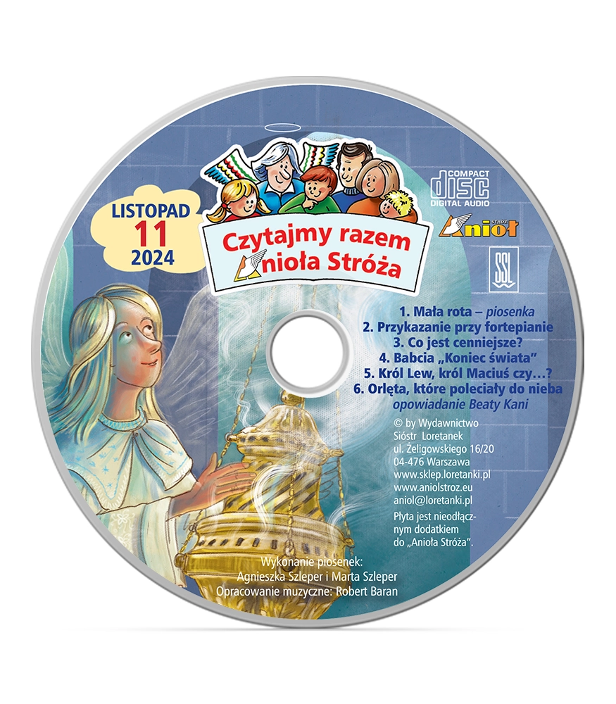 Czytajmy Razem Anioła Stróża Listopad 2024 (CD+PDF)