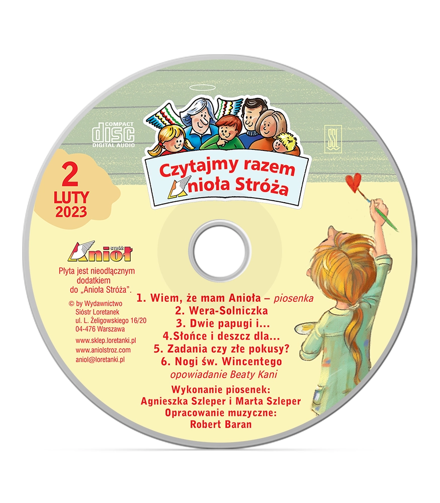 Czytajmy Razem Anioła Stróża Luty 2023 (CD+PDF)