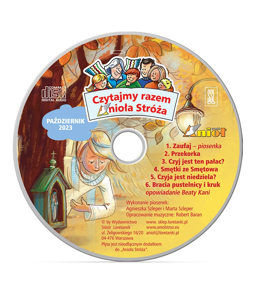 Czytajmy Razem Anioła Stróża Październik 2023 (CD+PDF)