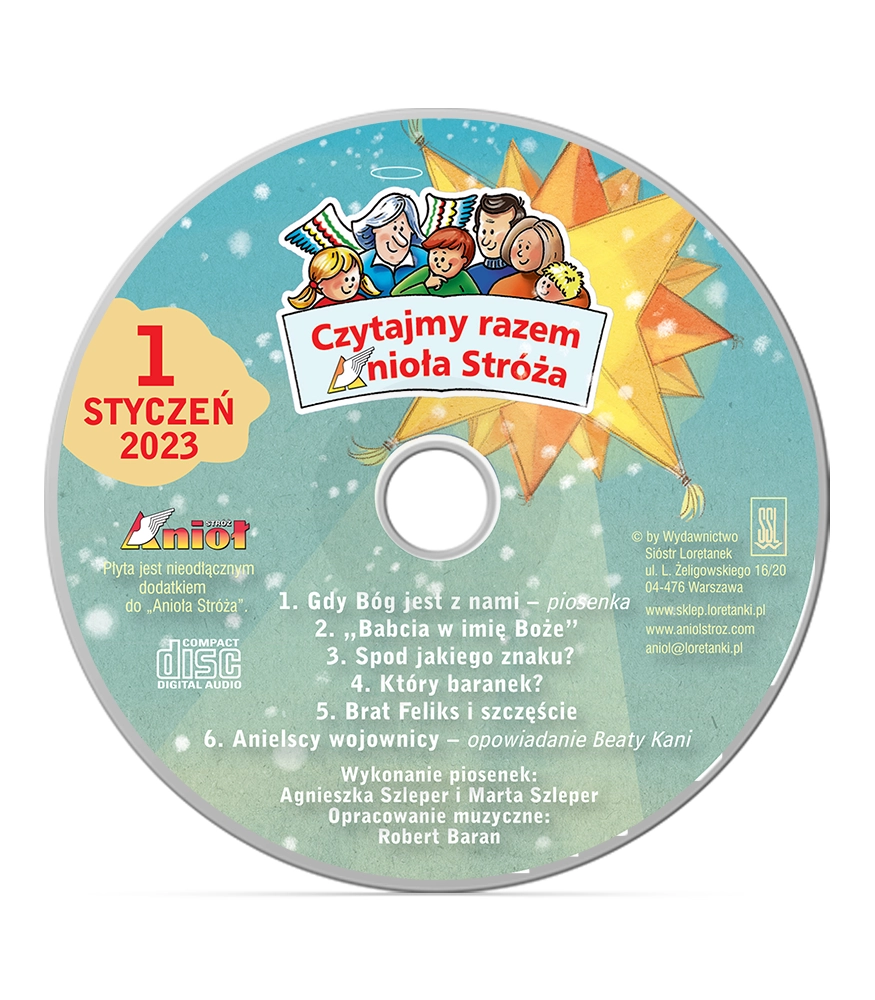 Czytajmy Razem Anioła Stróża Styczeń 2023 (CD+PDF)