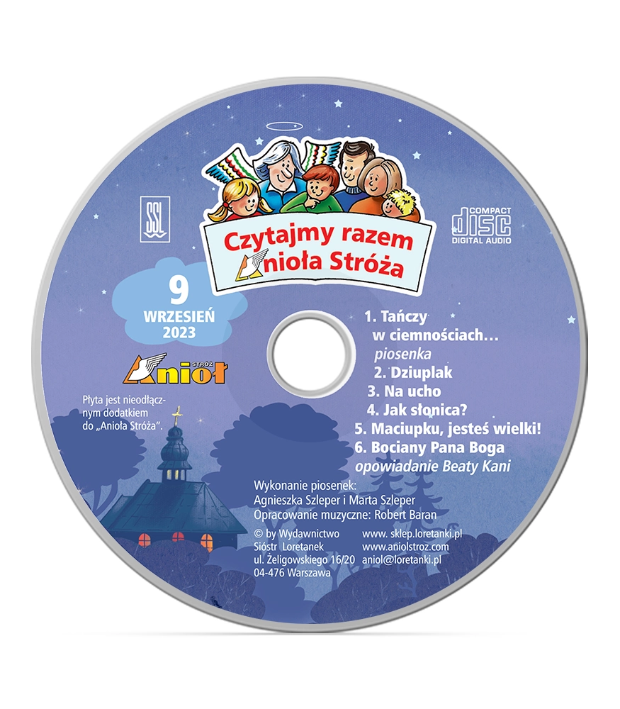 Czytajmy Razem Anioła Stróża Wrzesień 2023 (CD+PDF)