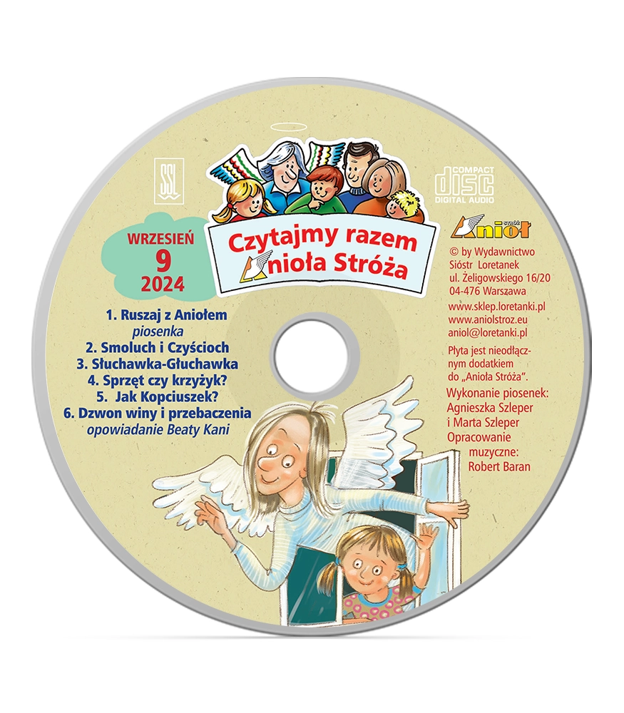 Czytajmy Razem Anioła Stróża Wrzesień 2024 (CD+PDF)